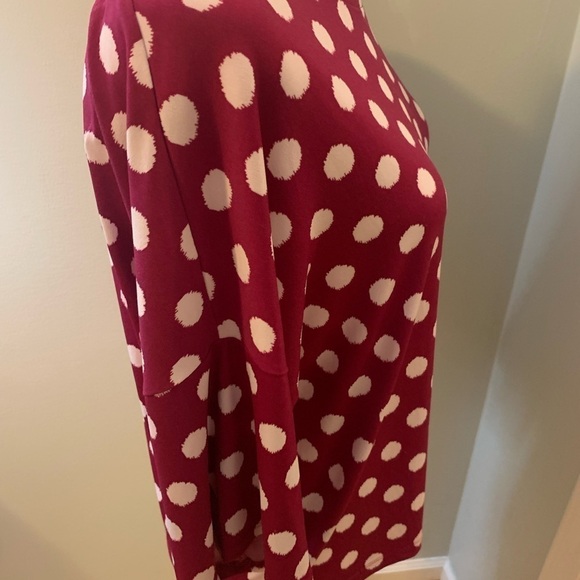 Chico’s pink dotted summer tunic, size 1 (M) - Picture 4 of 6